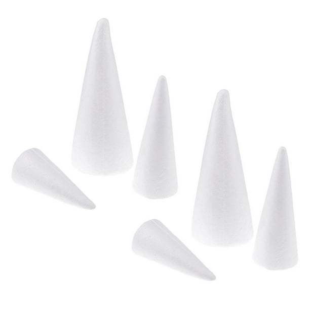 Paquete de 6 de Espuma de Poliestireno en apariencia de para Manualidades Y Proyectos , Poliestireno White Balls