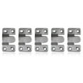10Pcs Stainless Steel Interlock Hanging Buckle Flush Mount Bracket