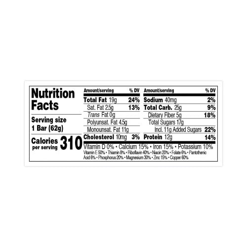 Refrigerated Protein Bar, Dark Chocolate Almond, 2.2 oz Bar, 16/Carton, Ships in 1-3 Business Days Refrigerated Protein Bar, Dark Chocolate Almond, 2.2 oz Bar, 16/Carton, Ships in 1-3 Business Days