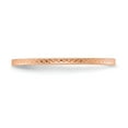 thumbnail image 3 of 14K Rose Gold 1.2mm Criss-Cross Pattern Stackable Band - Size 9, 3 of 3