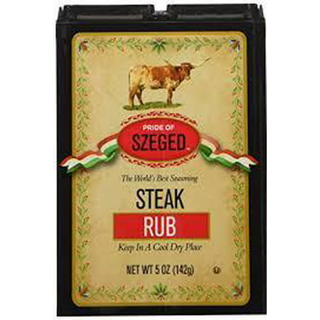 Steak Rub Seasoning (szeged) 5oz (142g) (Best Dry Rub For Ribeye Steak)