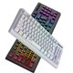 thumbnail image 5 of Teclado de membrana inalámbrico HXSJ L100 2,4G, diseño de 87 teclas, efecto de luz RGB, tapa de llave ABS, batería de litio integrada de 1800mAh, negro Romacci Teclado, 5 of 6
