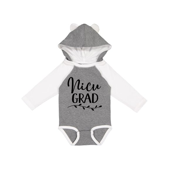 Inktastic Nicu Graduate Baby Boys or Girls Long Sleeve Baby Bodysuit