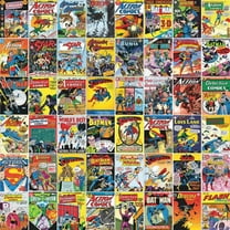 Classic DC Comics Covers Peel & Stick Wallpaper Mural