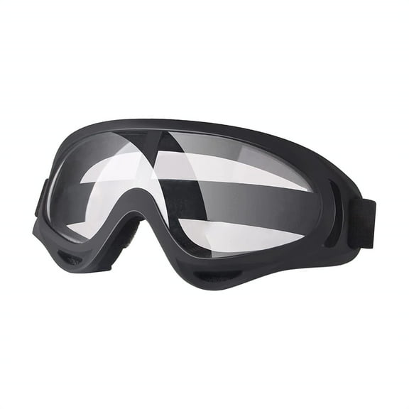 New Motorcycle Goggles For Over Glasses Anti-Fog Shatterproof Clear Lenses UV400