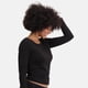 thumbnail image 2 of Bamboo basics Camiseta de mujer, pack de 4 - LARA Manga de tronco, chaleco, cuello redondo, uni Negro L (Large), 2 of 4