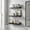 Black-1, variant on Topcobee Wall Mounted Wood Shelves for Kitchen, Bedroom, Bathroom, Hanging Shelf for Storage/Room Decor, Floating Shelves for Wall, Display Shelf for Living Room, White, 3Pcs