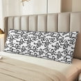 thumbnail image 2 of Fotbe Snake Funda para Almohada Corporal con Diseño, Funda de Microfibra Ultrasuave de 20x54 Pulgadas, Ropa de Cama Elegante, 2 of 7