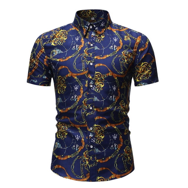 LSLJS Cardigan Décontracté à Manches Courtes pour Hommes avec Col Rabattu T-Shirt Blouse Tops