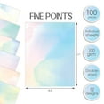 Better Office Products Stationery Paper, 100 Sheets, Watercolor Writing