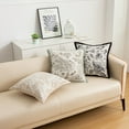 thumbnail image 4 of Decorative Throw Pillow Cover with Botanical Pattern, Soft Vintage Floral Cushion Cover for Sofa Couch Bed Living Room Home Décor (Cover Only), 4 of 9
