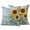 Blue Yellow, variant on Sunflower Yellow Outdoor Pillow Covers 16x16 Set of 2,Waterproof Patio Throw Pillowcase Protectors,Sunshine Butterfly Farmhouse Wood Brown Decorative Pillow Shams Cushion Covers for Seat Bed Couch