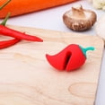 thumbnail image 7 of Shoreew 3Pcs Silicone Pot Lid Anti-spill Rack Chili Pepper Pot Lid Lifter Heat-Resistant Anti-Overflow Kitchen Tool, 7 of 7