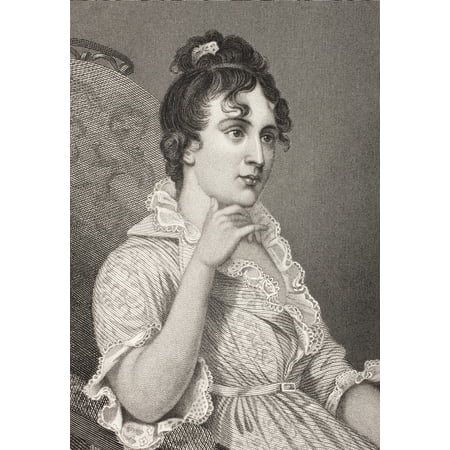 Eleanor Parke Custis Lewis 1779 - 1852 Known As Nelly Granddaughter Of Martha Washington And Step-Granddaughter Of George Washington From The Book Gallery Of Historical Portraits Published C1880