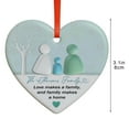 thumbnail image 3 of Adorno de corazón artesanal con motivos marinos, estilo moderno, recuerdo de viaje, regalo perfecto para el hogar o la oficina, de resina, diseño de corazones, de gran impacto visual, vidrio, 3 of 6