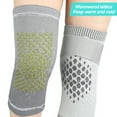 thumbnail image 6 of 1 Pair Knee Braces Compression Sleeves with Fastener Tape Soft Breathable Knee Support Sleeves Leg Warmers-Grey,B, 6 of 8