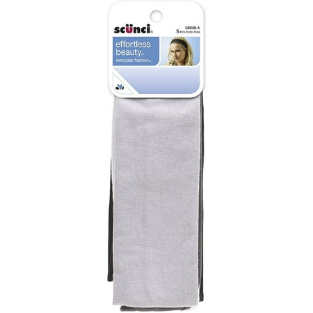 Scunci Effortless Beauty Headwraps, Assorted 5 ea (Pack of 2)
