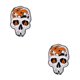 thumbnail image 3 of Cateissary Insignia de , regalo de joyería de solapa, broche de Pin esmaltado de Halloween elegante y duradero para amigos esqueleto humano 2Conjunto, 3 of 6