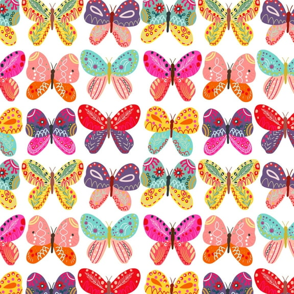 Colorful Butterflies Premium Roll Gift Wrap Wrapping Paper