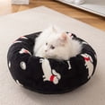 thumbnail image 4 of Fiudx Cama para Mascotas, Base Antideslizante En Cojín Acogedor, Almohadilla de Terciopelo Suave Que Retiene El Calor, Tapete Reforzado y Duradero para Gatos, Solución de Confort Durante Todo El Año,, 4 of 5