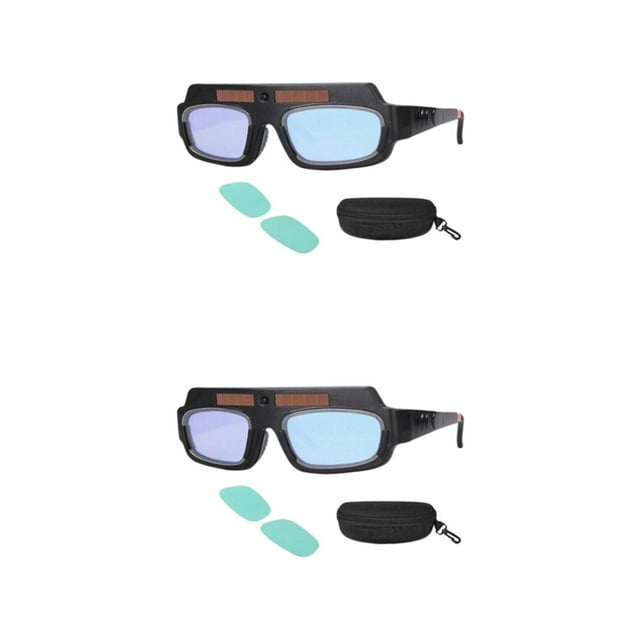 Scienceny Auto Darkening Welding Goggles Solar Powered Protection Eye Welding Glasses Tipo 1 2piezas