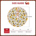 thumbnail image 2 of Salouo Cute Bee Christmas Tree Skirt 48" Farmhouse Christmas Decorations Snowman Xmas Tree Skirt Tree Mat for Holiday Party Decor, 2 of 8