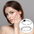 thumbnail image 2 of 2pc Geometric Personality Ring Set Golden Punk Style Open Rings 2PCS, 2 of 7