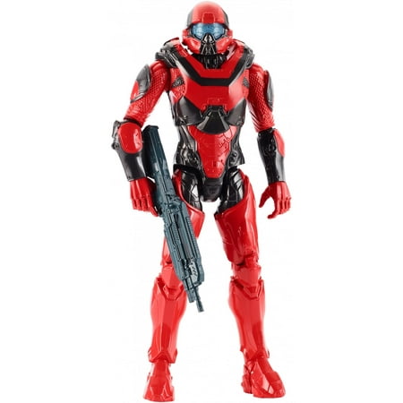 Halo Spartan Athalon Red 12-Inch Action Figure with (Halo 3 Best Weapon)
