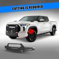 thumbnail image 6 of Front Bumper for 22-24 Toyota Tundra w/Side Wings, Bull Bar, OEM Tow Hook, Heavy-Duty Steel, 20" LED Light Bar, Winch Clutch Access, 2 LED Lights, Retains Parking Sensors, 6 of 9
