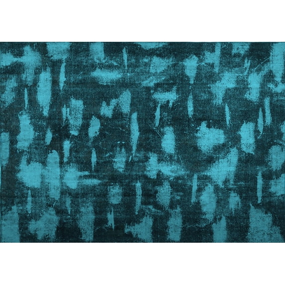 Ahgly Company Indoor Rectangle Persian Light Blue Bohemian Area Rugs, 5' x 7'