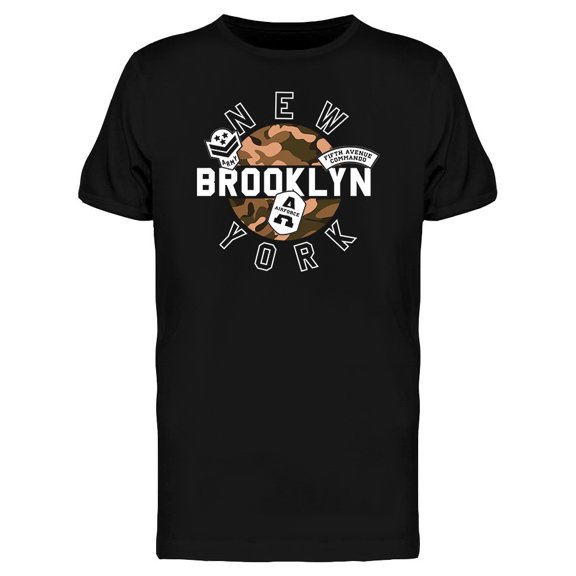 New York Brooklyn Camouflage Tee Men's -Image by Shutterstock