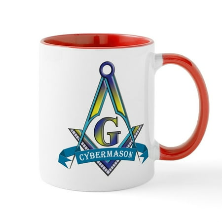 

CafePress - Cybermasons Mug - 11 oz Ceramic Mug - Novelty Coffee Tea Cup