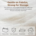 thumbnail image 6 of StorageWorks Fabric Storage Bins, Large Storage Baskets for Shelves,Closet Organizers with Handles, 2-Pack, Natural, 6 of 9