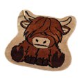 thumbnail image 1 of CSChome Front Door Mat Funny Cow Door Mat Wear Resistant Highly Absorbent Non-Slip Floor Mat Specially Shaped Welcome Rug, 1 of 6