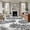Gray, Charcoal, White, variant on Round Area Rugs 3.3Ft, Yellow Pineapple Washable Rug for Nursery, Home Office, Reading Room. Summer Botanical Tropical Fruits Non Slip Area Rugs Low Pile Carpet for Home Decor