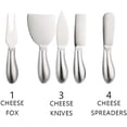 thumbnail image 2 of SURJDE 8 Pieces Cheese Tool Set, Stainless Steel Cheese Knives Collection, 2 of 7