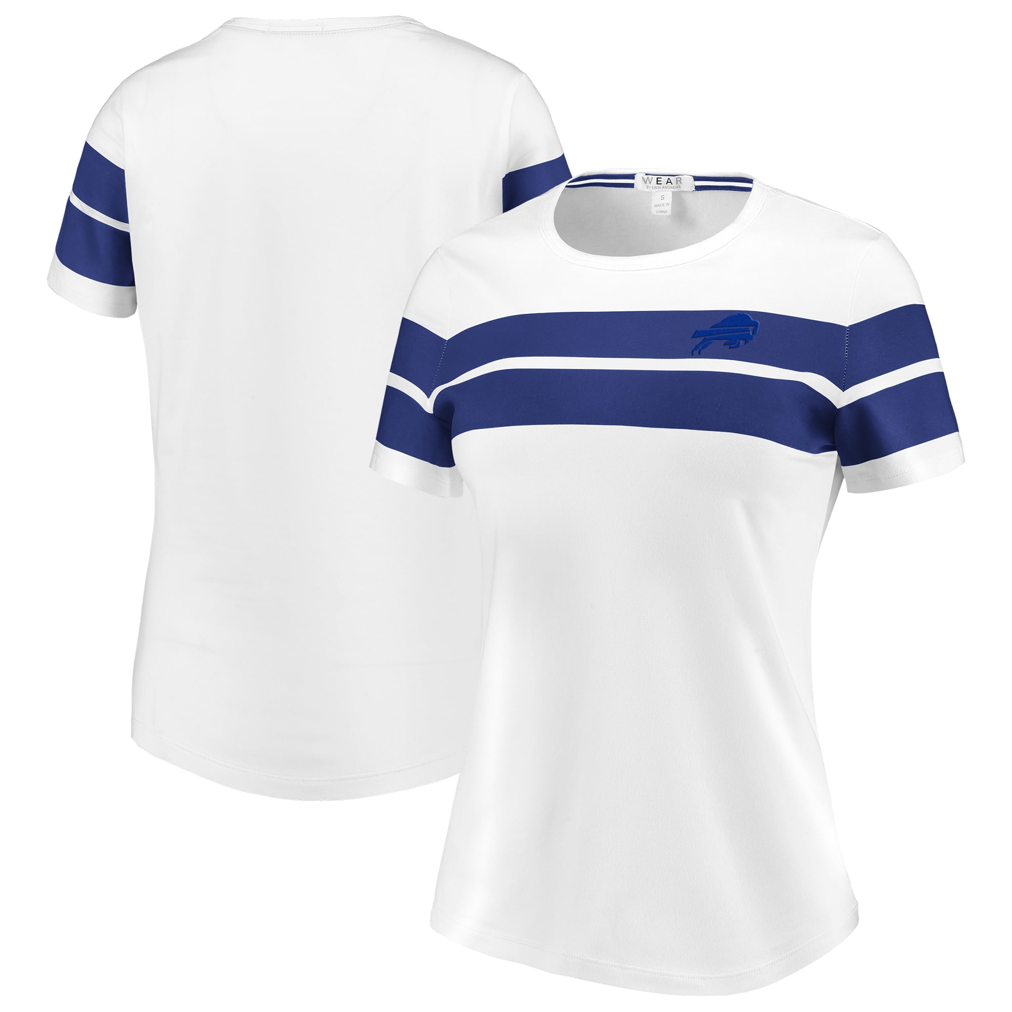 Buffalo Bills WEAR By Erin Andrews Women's T-Shirt - White - Walmart.com - Walmart.com