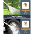 thumbnail image 4 of Rerennco Upgraded Jet Nozzle for Garden Hose with 2 Different Nozzles and Hose Quick ConnectorsWasher Tools with 2 Different Nozzles and Quick Connectors, 4 of 6