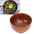 thumbnail image 4 of Handmade Wood Bowl,  Wood Bowl Rustic Natural Safe Versatile Japanese Style Practical  For Home For Soup, 4 of 8