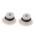 thumbnail image 4 of Exquisitos 2 uds. de cabezales de repuesto Erhu cortos, agujero blanco de 8mm kusrkot Cabeza de poste superior de Erhu, 4 of 7