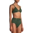 thumbnail image 4 of Simply Fit Women's Printed & Gold-Tone Accented Swimsuit, 2-Piece Set, 4 of 5