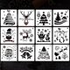thumbnail image 1 of Plantillas navideñas, 12 plantillas navideñas para niños, plantillas para pintar, plantillas para manualidades navideñas, plantillas navideñas reutilizables, para manualidades navideñas, 1 of 5