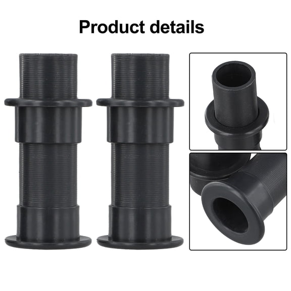2pcs Plastic 3/4IN Boat Drain Tube Thru-hull Thru Hull Fitting for Baitwell