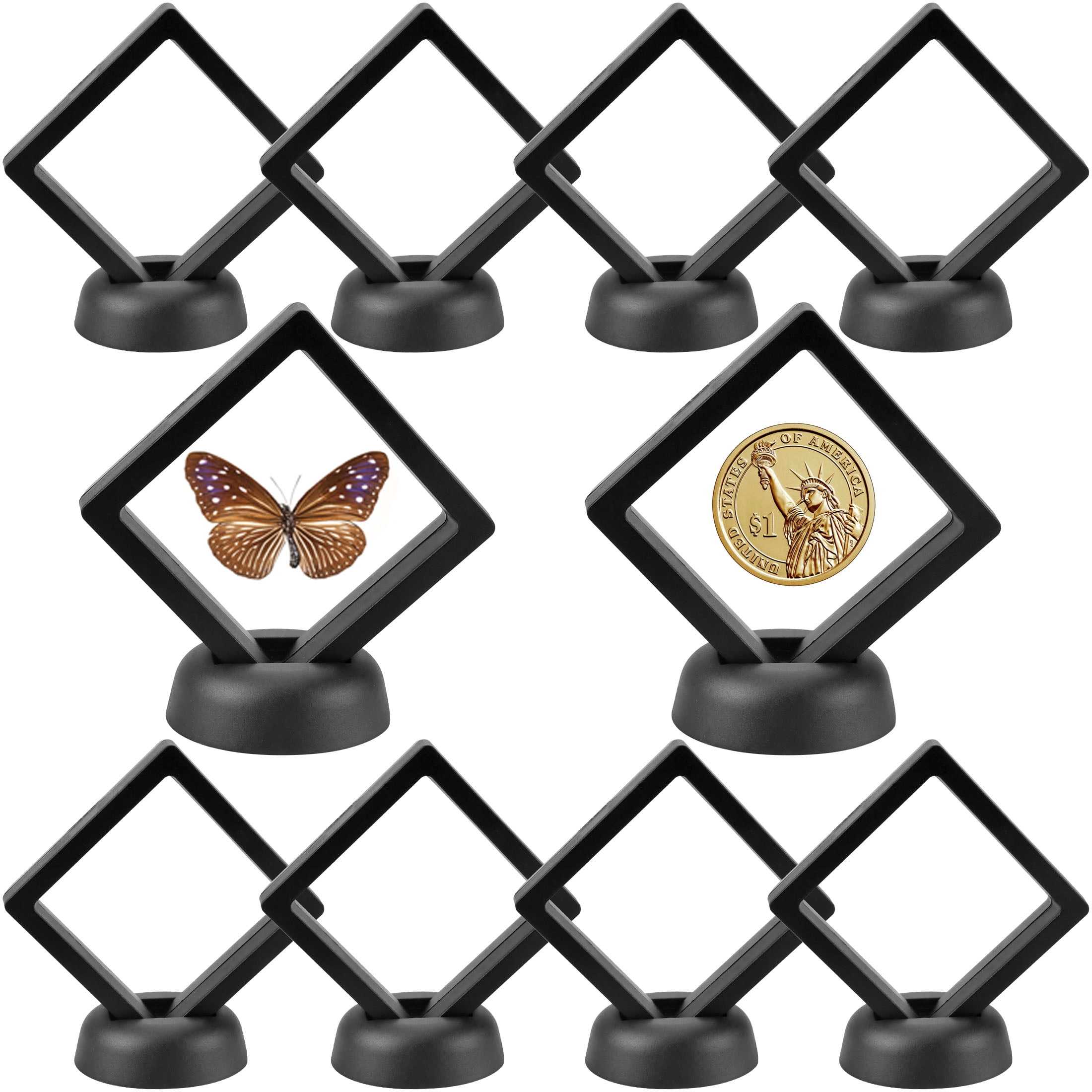 Challenge Coin Case 10 PCS Frames for Pressed Flowers Jewelry Cases for