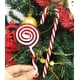 thumbnail image 4 of Adornos colgantes para árbol de Navidad con bastón de caramelo rojo y blanco, 12 piezas, 4 of 6