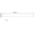 thumbnail image 5 of Miseno Mbdh0606x78 78-3/4" Single Roller Round Rod Barn Door Hardware Kit - Stainless, 5 of 7