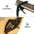 thumbnail image 2 of OUNONA Adjustable Capo for Acoustic and Electric Guitars Black Metal ABS, 2 of 8