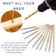 thumbnail image 4 of Micro Twist Drill Bit Set - 10Pcs 0.6mm-2.2mm Tiny Drill Bit 2.35 Shank HSS Mini Engraving Drill Bits Hole Drilling Tool, 4 of 5