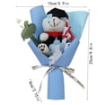 thumbnail image 3 of Ouuluon Flower Bouquet Artificial Silk Flower Bouquet with Tote Bag, Graduation Season Keepsake Gift for Classmates Friends Family, 3 of 7
