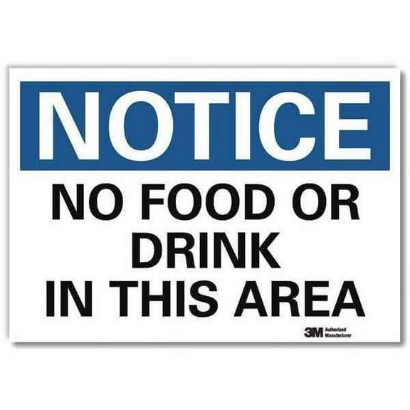 Lyle Notice Sign,10x14in,Reflective Sheeting U5-1377-RD_14X10